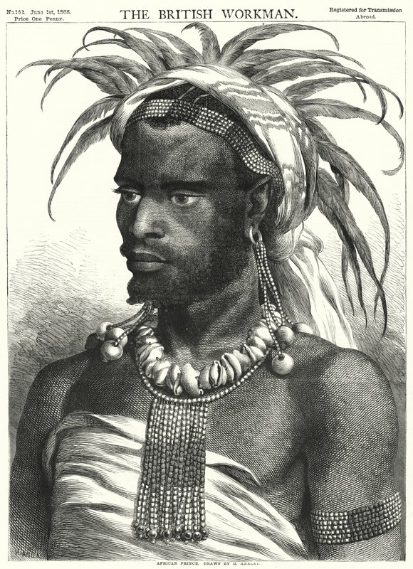 Afrikansk prins (gravering) af Henry Anelay