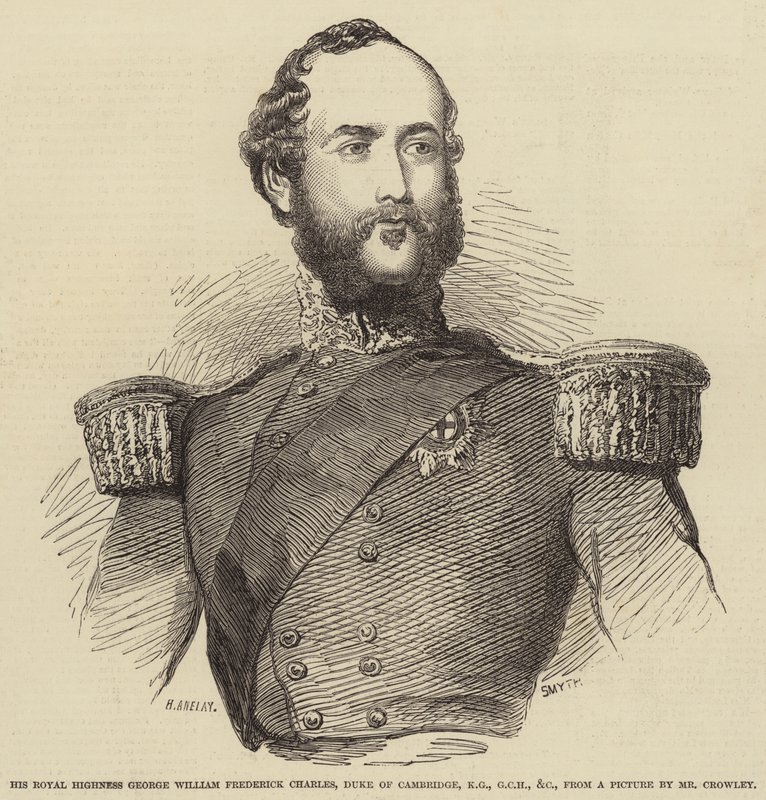 Hans Kongelige Højhed George William Frederick Charles, hertug af Cambridge, KG, GCH, etc af Henry Anelay