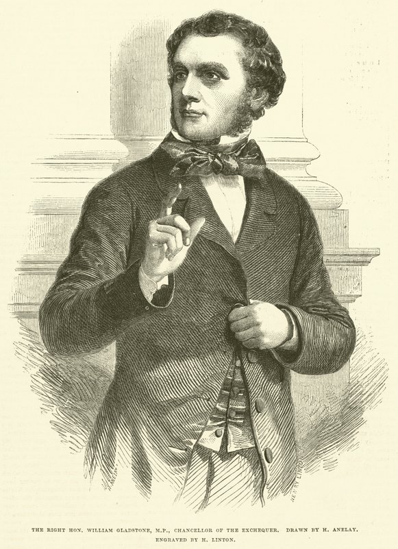 Den ærede William Gladstone, parlamentsmedlem, Finansminister af Henry Anelay