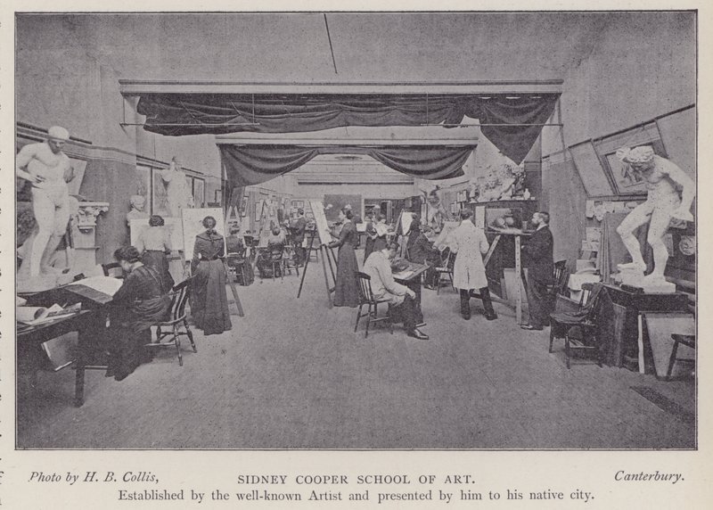 Sidney Cooper School of Art, Canterbury, Kent (s/h-billede) af Henry Beauchamp Collis