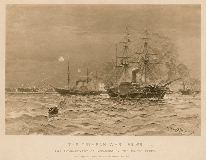 Bombardement af Sveaborg af den britiske østersøflåde, Krimkrigen af Henry Charles Seppings Wright