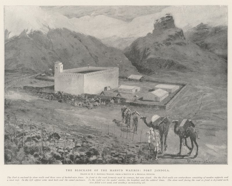 Blokaden af Mahsud Waziris, Fort Jandola af Henry Charles Seppings Wright