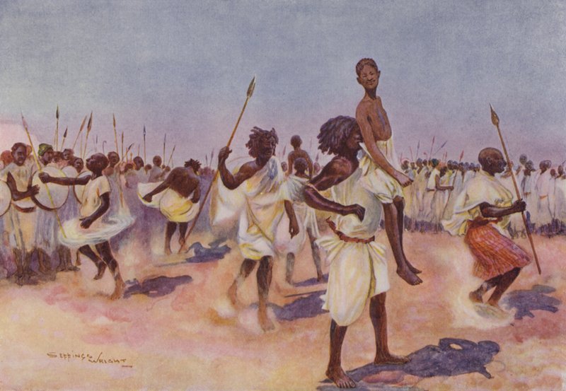 Borana Bororansi-dansen, Somaliland af Henry Charles Seppings Wright