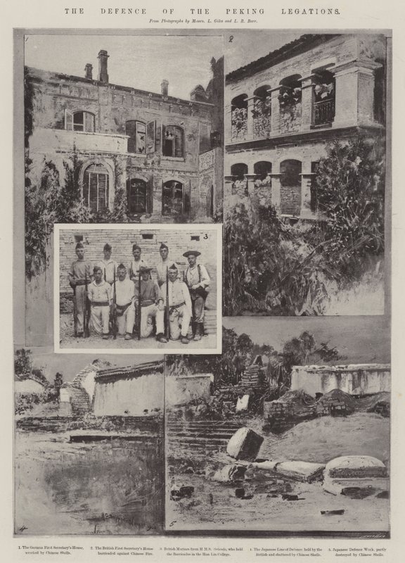 Forsvaret af Peking-legationerne af Henry Charles Seppings Wright