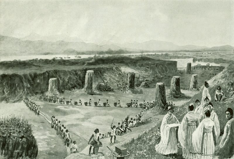 Den store kanal i Kina af Henry Charles Seppings Wright