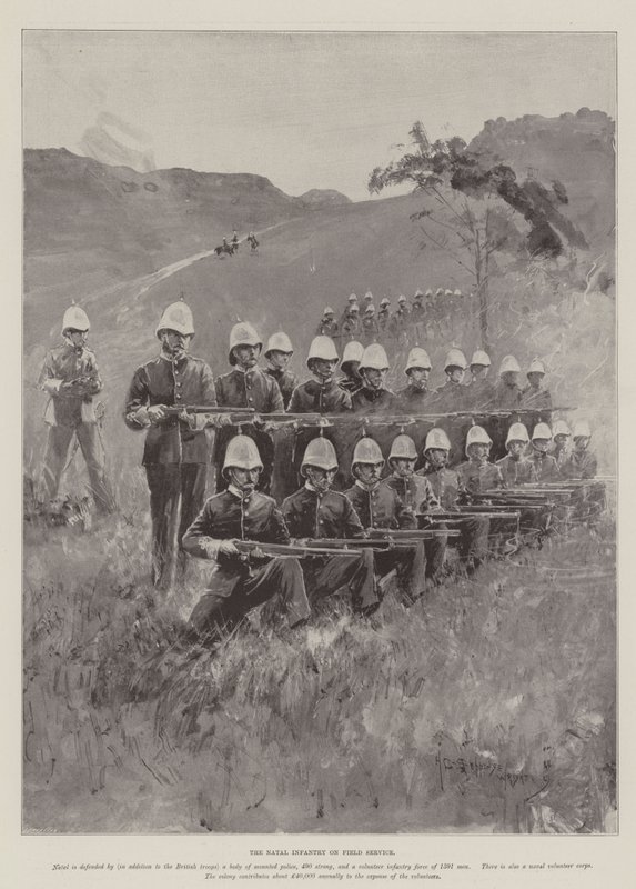 Natal-infanteriet på felttjeneste af Henry Charles Seppings Wright