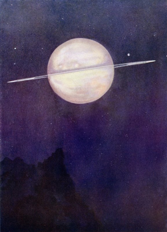 Planeten Saturn af Henry Charles Seppings Wright