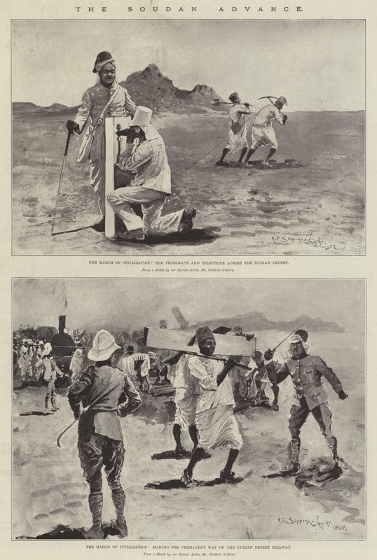 The Soudan Advance (litho) af Henry Charles Seppings Wright