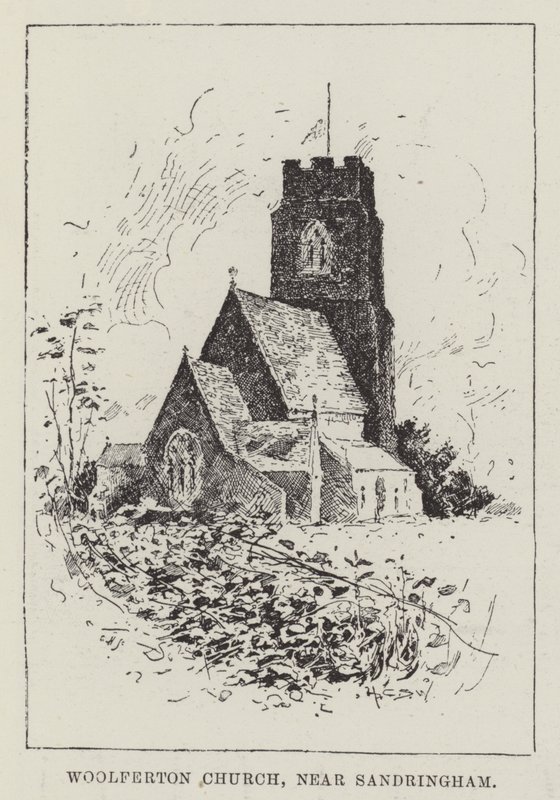 Woolferton Church, nær Sandringham af Henry Charles Seppings Wright