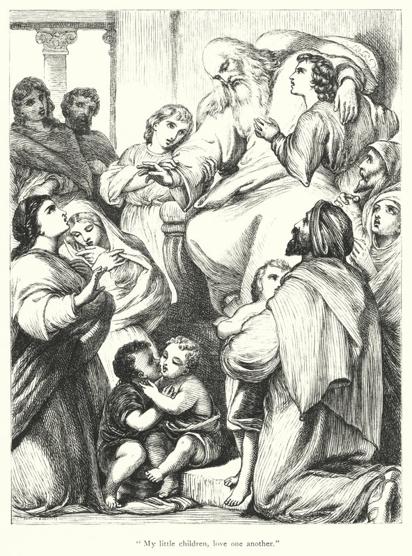 Apostlen Johannes (stik) af Henry Courtney (after) Selous