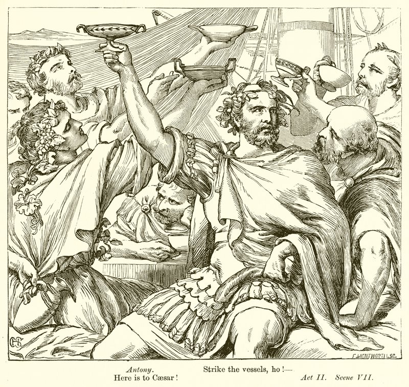 Antonius og Kleopatra af Henry Courtney Selous
