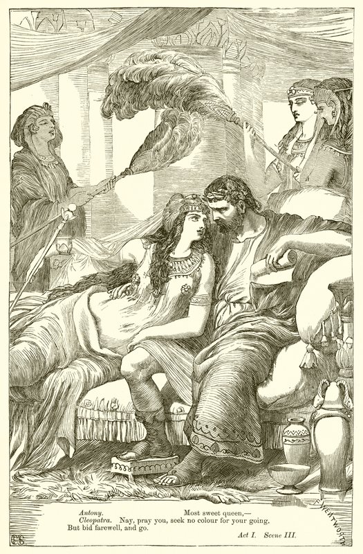 Antony og Cleopatra af Henry Courtney Selous