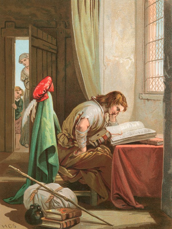 Christian græder og beder af Henry Courtney Selous
