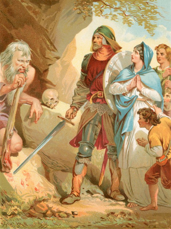 Giant Maul opsnapper pilgrimmene af Henry Courtney Selous