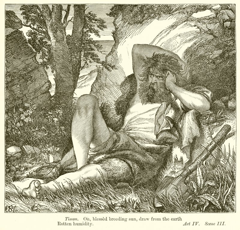 Timon af Athen af Henry Courtney Selous