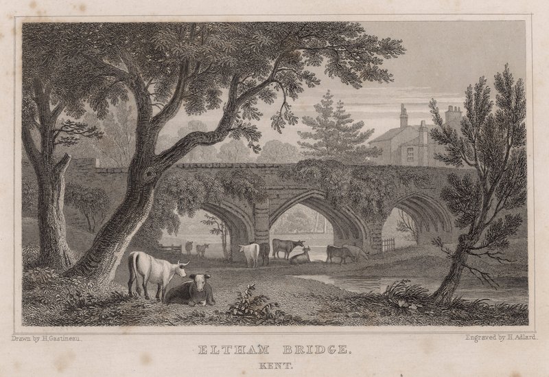 Eltham Bridge, Kent af Henry Gastineau
