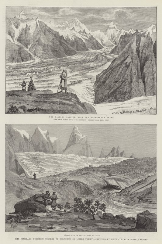 Himalaya-bjerglandskabet i Baltistan eller Lille Thibet af Henry Haversham Godwin Austen