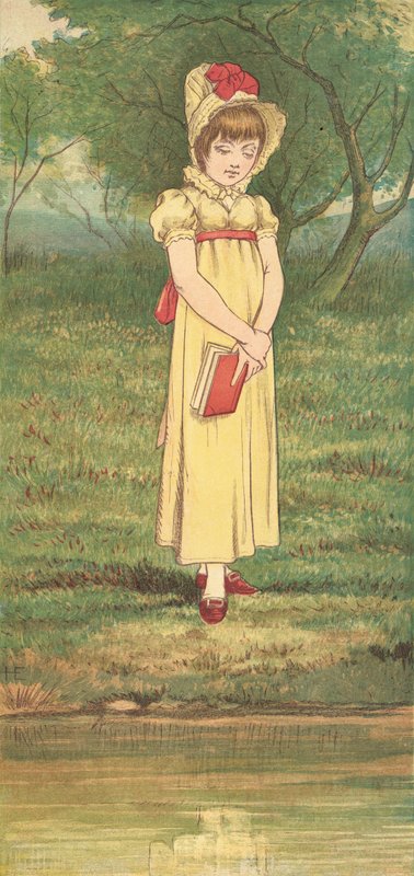 Reflekterende mennesker (farve litho) af Henry Hetherington Emmerson