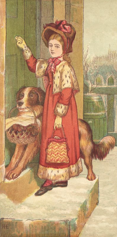 Prinsessens velgørenhed (farve litho) af Henry Hetherington Emmerson