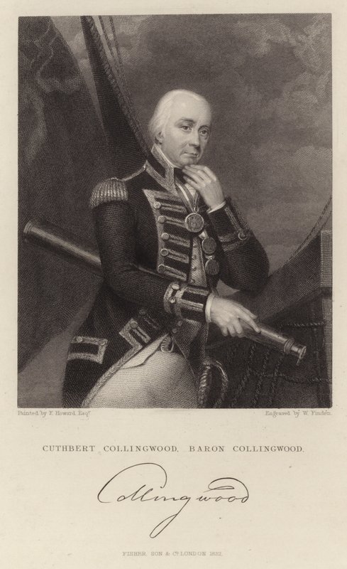 Portræt af Cuthbert Collingwood af Henry Howard