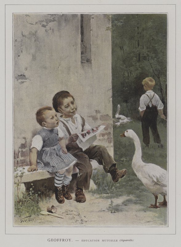 Uddannelse Mutuelle (Gensidig Uddannelse) af Henri Jules Jean Geoffroy
