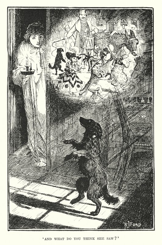 "Og hvad tror du, hun så" (gravering) af Henry Justice Ford