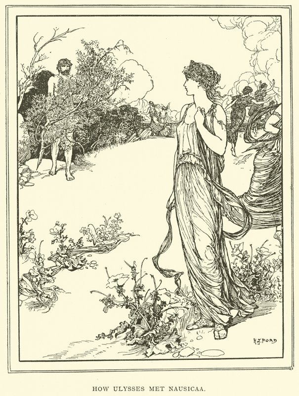 Hvordan Ulysses mødte Nausicaa af Henry Justice Ford