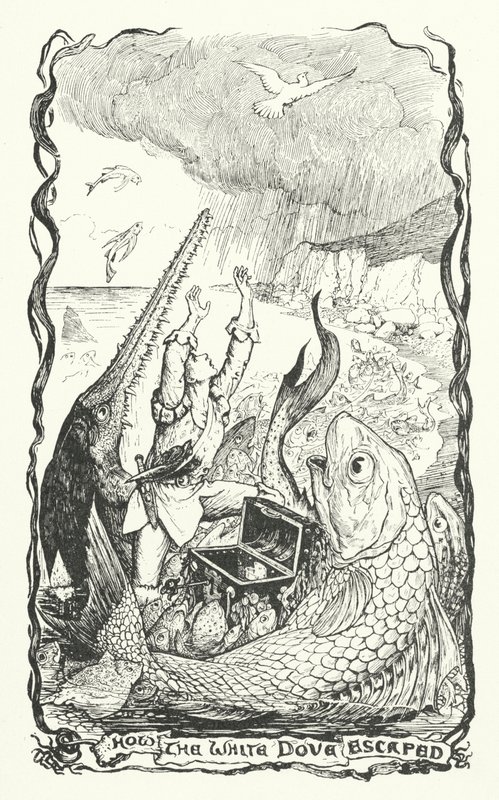 Hvordan den hvide due undslap (gravering) af Henry Justice Ford