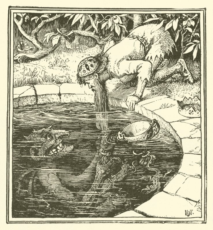 Kong Kojata (gravering) af Henry Justice Ford