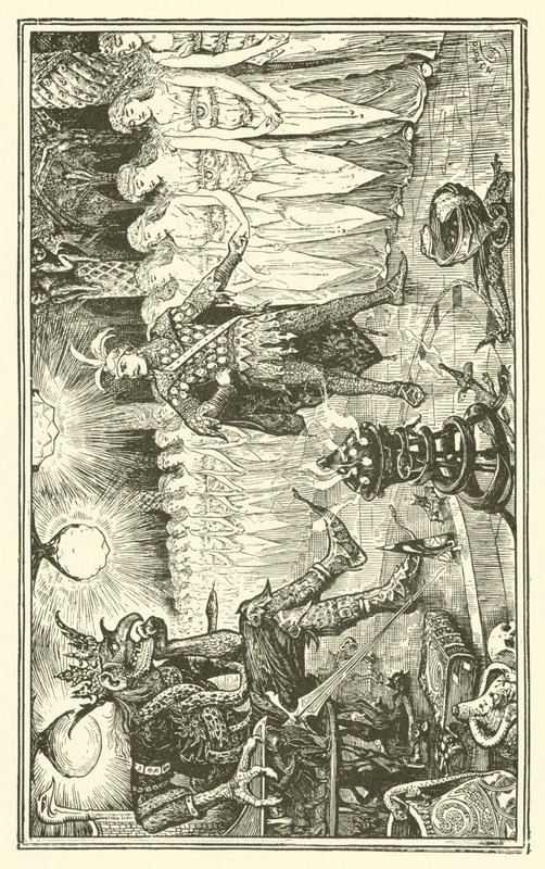 Kong Kojata (gravering) af Henry Justice Ford
