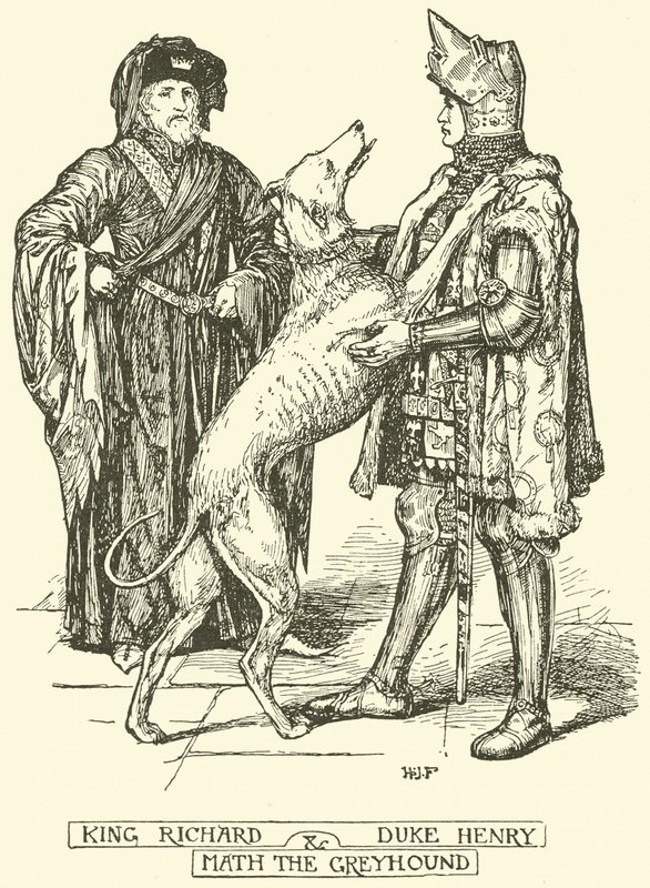 Kong Richard og hertug Henry Math the Greyhound af Henry Justice Ford