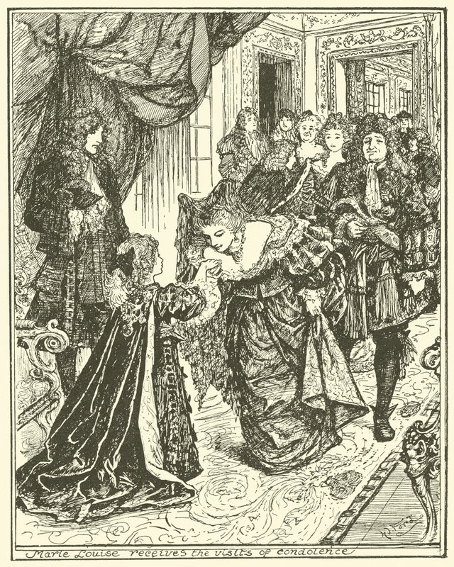 Marie Louise modtager kondolencebesøg af Henry Justice Ford