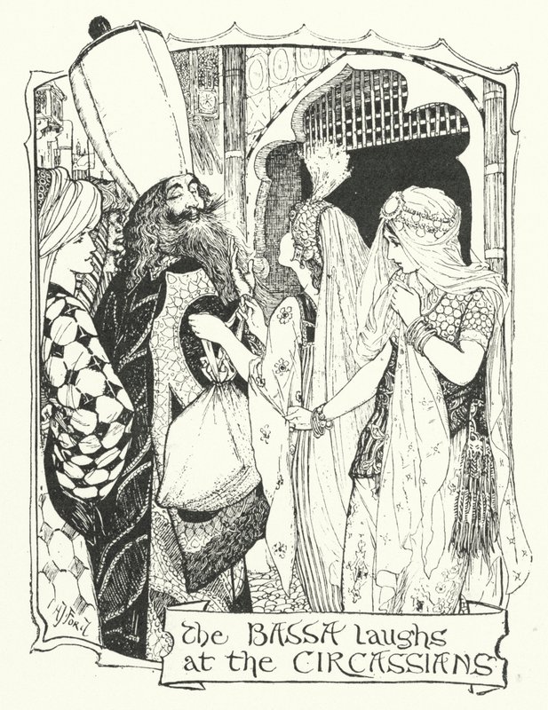 The Bassa Laughs at the Circassians (gravering) af Henry Justice Ford