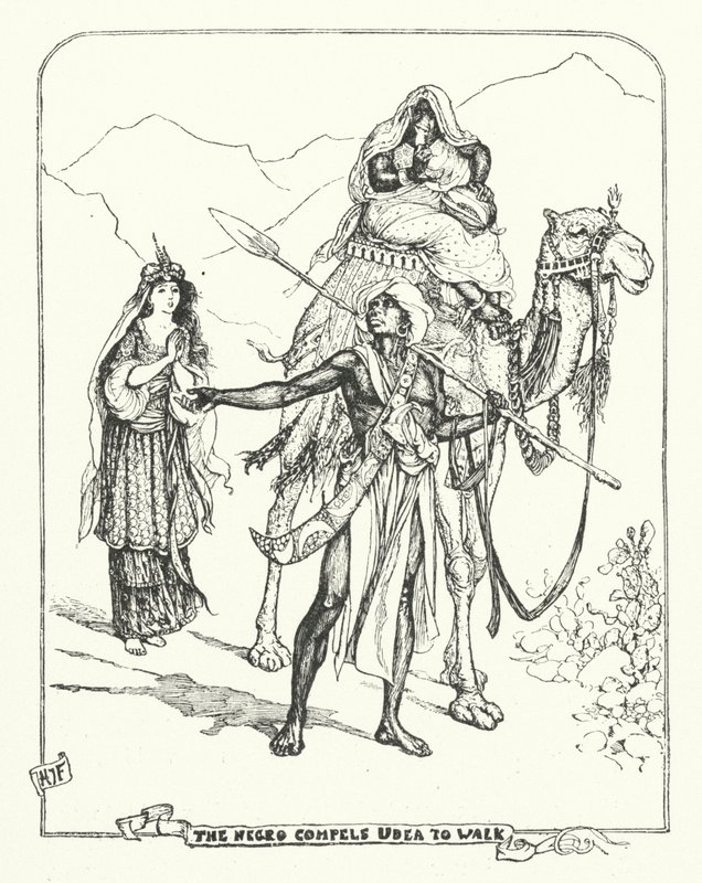 Den sorte mand tvinger uda til at gå (gravering) af Henry Justice Ford