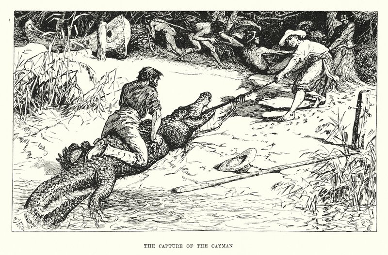 Kapringen af Cayman (gravering) af Henry Justice Ford