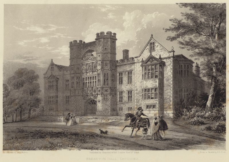 Brereton Hall, Cheshire af Henry Lark Pratt