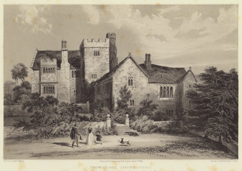 Throwley Hall, Staffordshire af Henry Lark Pratt