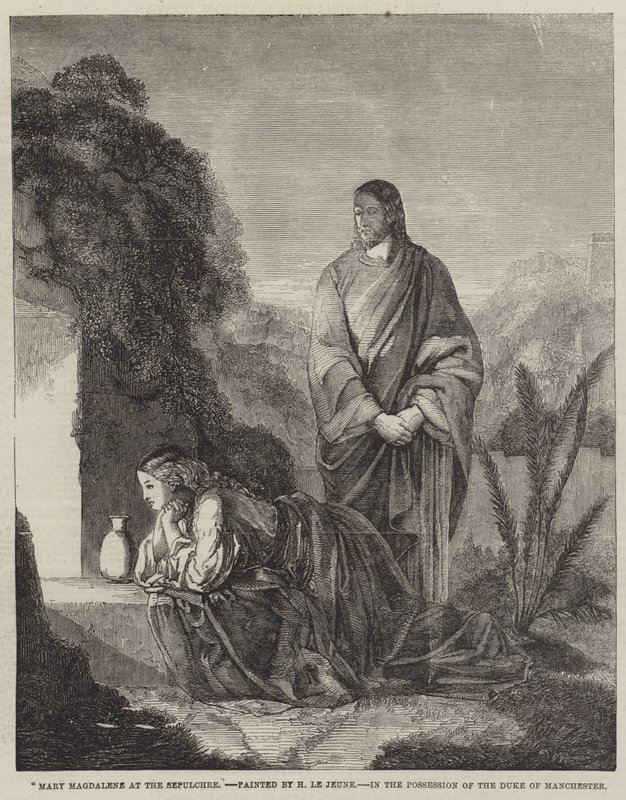 Maria Magdalene ved graven af Henry Le Jeune
