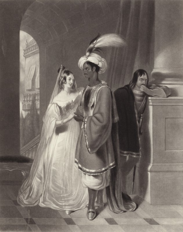 Othello og Desdemona af Henry Liverseege