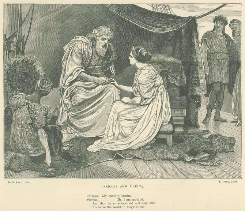 Illustration til Perikles af Henry Marriott Paget