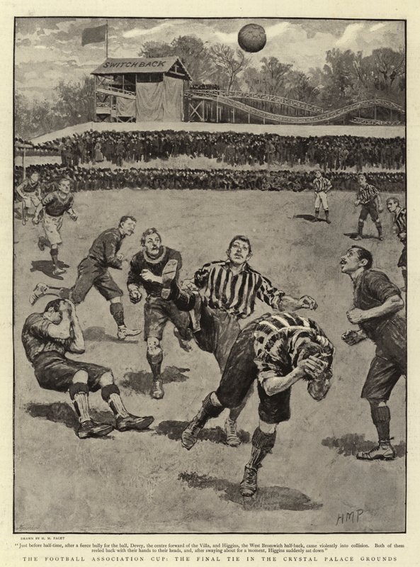 Football Association Cup, finalen i Crystal Palace Grounds af Henry Marriott Paget
