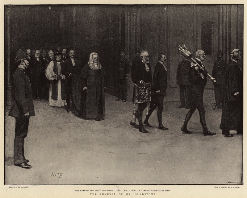 Hr Gladstones begravelse af Henry Marriott Paget