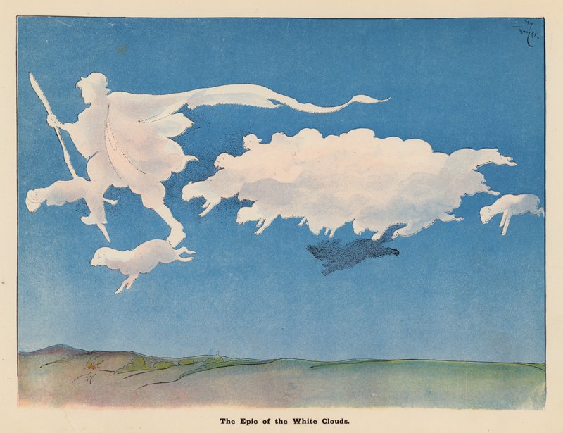 Illustration til The Adventures of a Japanese Doll (farvelitografi) af Henry Mayer