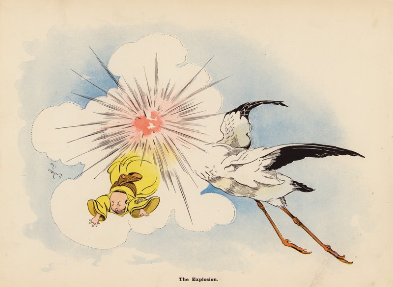Illustration til The Adventures of a Japanese Doll (farvelitografi) af Henry Mayer
