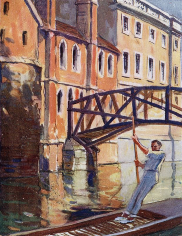 Punting, Queens College af Henry Morley