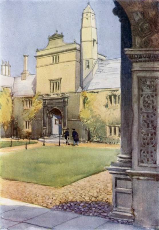 Dydens port, Gonville og Caius College af Henry Morley