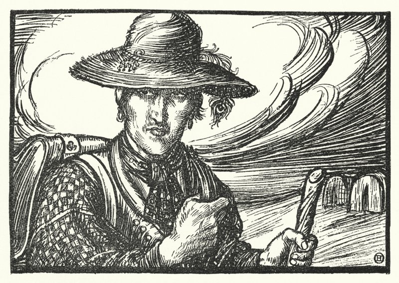 Matthew Arnold digt: The Scholar Gipsy (gravering) af Henry Ospovat