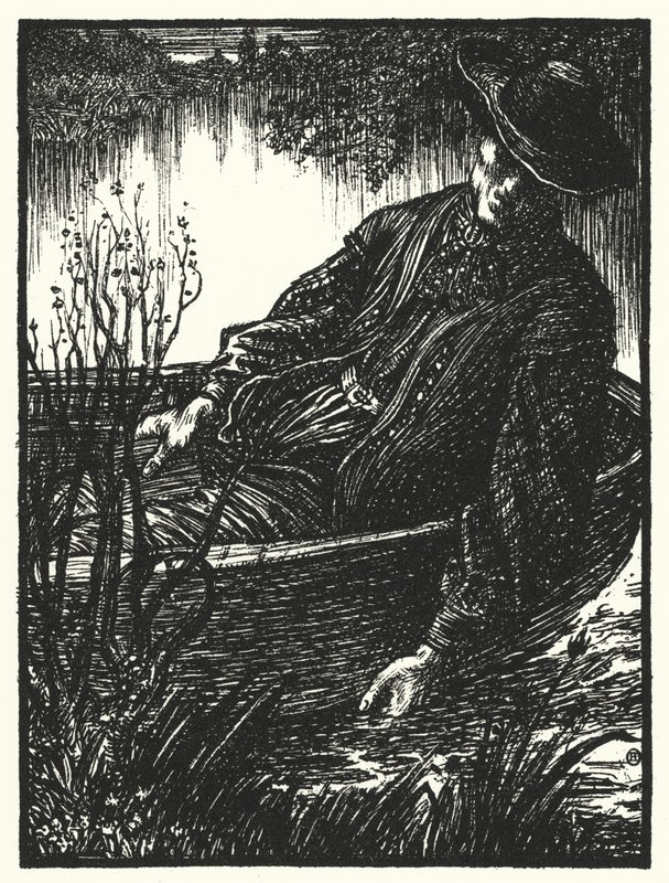 Matthew Arnold digt: The Scholar Gipsy (gravering) af Henry Ospovat