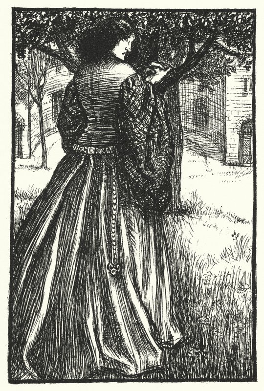 Matthew Arnold digt: Tristram og Iseult (gravering) af Henry Ospovat
