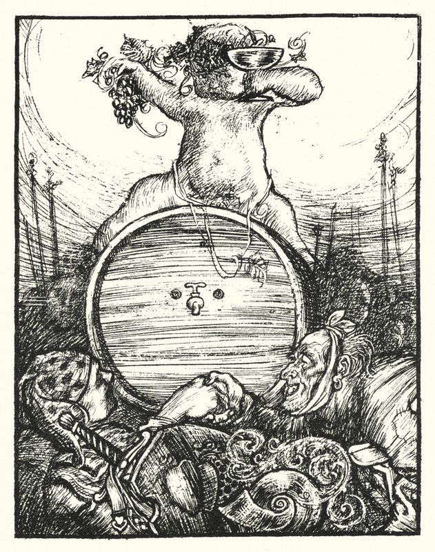 Shakespeares sang: "In thy vats our cares be drown